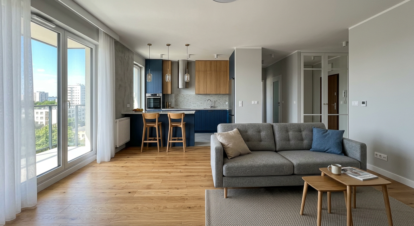 Ремонт трёхкомнатной квартиры под ключ, 96 м²
